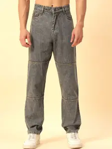 STUDIO NEXX Men Straight Fit Mid-Rise Light Fade Jeans