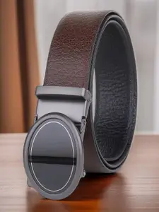 Provogue Men Textured Reversible Formal Belt