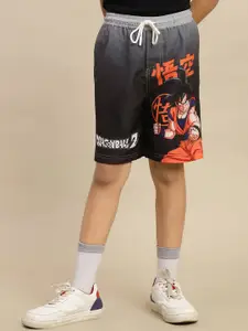 Kids Ville Boys Dragon Ball Z Anime Printed Swim Board Shorts