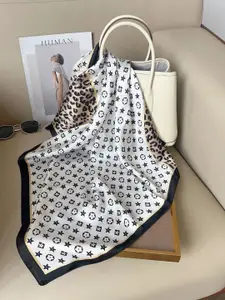 CrossKulture Women Satin Printed Scarf