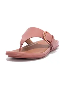 fitflop Women Leather Open Toe Flats