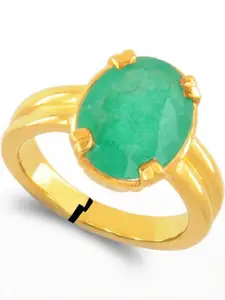 GenZcomplex Gold-Plated Brass Finger Ring