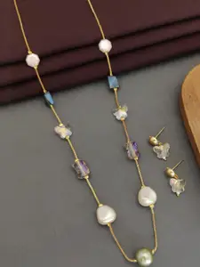 RACHANA FASHION Brass Gold-Plated Necklace