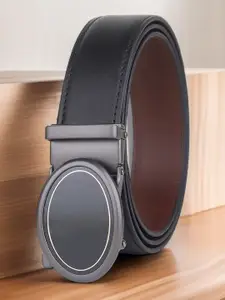 Provogue Men Textured Reversible Formal Belt