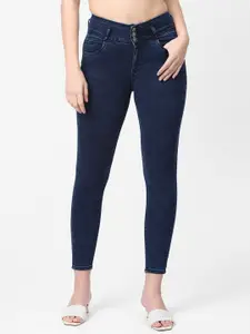 Kraus Jeans Women Skinny Fit High-Rise Non Stretchable Jeans