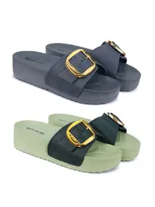 BERSACHE Women Set Of 2 Sliders