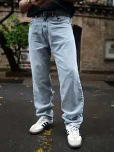 Powerlook Men Grey Baggy Fit Denim Jeans