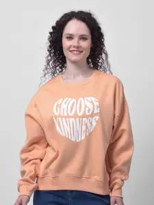 Numero Uno Women Graphic Printed Oversized Sweatshirt