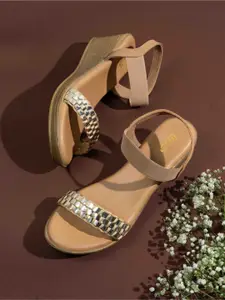 Inc 5 Women Party Synthetic Wedge Sandals