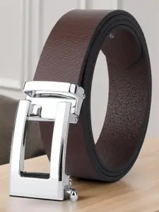 Provogue Men Textured Leather Formal Belt