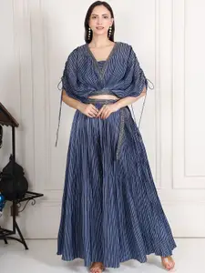 KRIDHAA FASHION BOUTIQUE
 Printed Top & Skirt Co-Ord Set