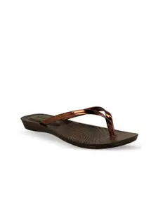 Aeroblu Women Embellished T-Strap Flats