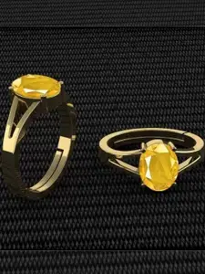 GenZcomplex Gold-Plated Brass Finger Ring