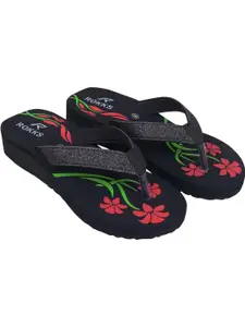 ROKKS Women Printed Sliders