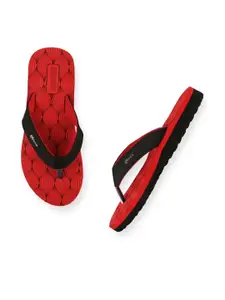 ROKKS Women Printed Rubber Flip-Flops