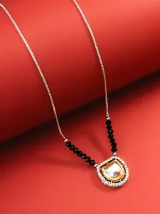 Anouk Gold-Plated Kundan Studded Necklace