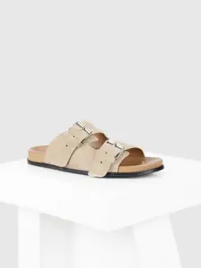 Oroh Meilila Women Open Toe Flats with Buckles