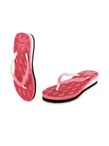 ROKKS Women Rubber Flip Flops