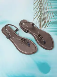 DIVASTRI Women Open Toe Flats