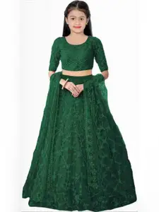 F Plus Fashion Girls Lehenga Choli with Dupatta Set