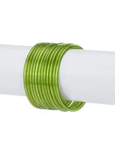 1ST TIME Set Of 12 Glass Bangles