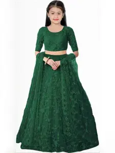 F Plus Fashion Girls Lehenga Choli with Dupatta Set