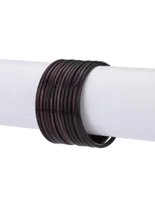 1ST TIME Set Of 12 Glass Bangles