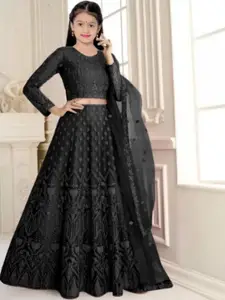 F Plus Fashion Girls Lehenga & Blouse With Dupatta