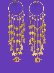 SBP Fashion Gold-Tone Beads Bangle Kaleeras