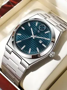 Shocknshop Men Patterned Analogue Multi Function Watch WCH152Blue