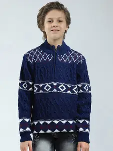 Monte Carlo Boys Open Knit Pullover Sweaters