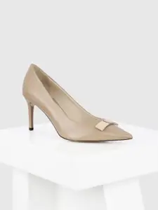 Oroh Linea Women Leather Party Stiletto Pumps