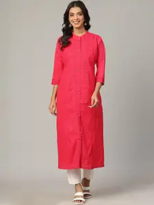 4u Fashion Embroidered Straight Kurta
