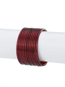 1ST TIME Set Of 12 Glass Bangles