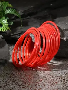 1ST TIME Set Of 12 Glass Bangles