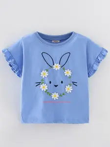 INCLUD Girls Print Extended Sleeves Top