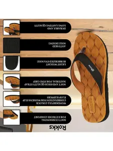 ROKKS Women Rubber Flip Flops