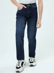 Monte Carlo Boys Slim Fit Mid-Rise Light Fade Jeans