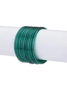 1ST TIME Set Of 12 Glass Bangles