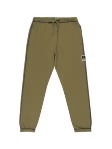 Alan Jones Boys Mid-Rise Cotton Joggers