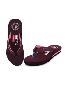 ROKKS Women Rubber Flip Flops
