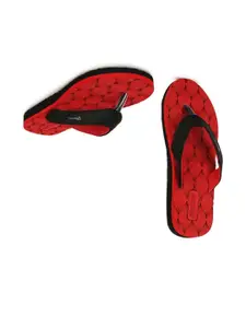 ROKKS Women Printed Rubber Flip-Flops