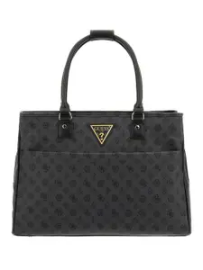 GUESS Geometric Printed Shopper Satchel