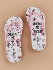 Ginger by Lifestyle Women Printed Thong Flip-Flops