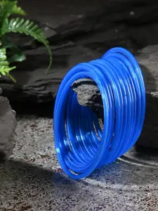 1ST TIME Set Of 12 Glass Bangles