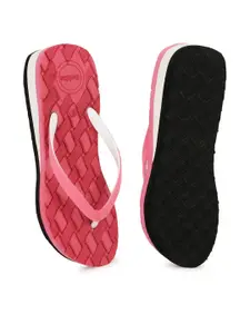 ROKKS Women Rubber Flip Flops