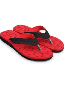 ROKKS Women Red Printed Slip-On