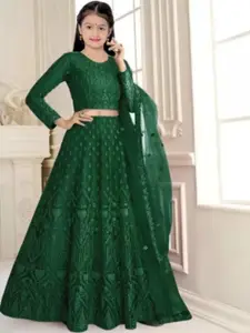 F Plus Fashion Girls Lehenga & Blouse With Dupatta
