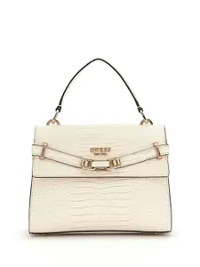 GUESS Textured Bucket Satchel