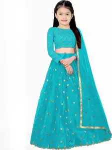 F Plus Fashion Girls Lehenga & Blouse With Dupatta